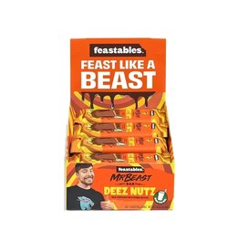 Mr Beast Feastables Chocolate Bar - Deez Nuts Milk Chocolate With Peanut Butter - 35g