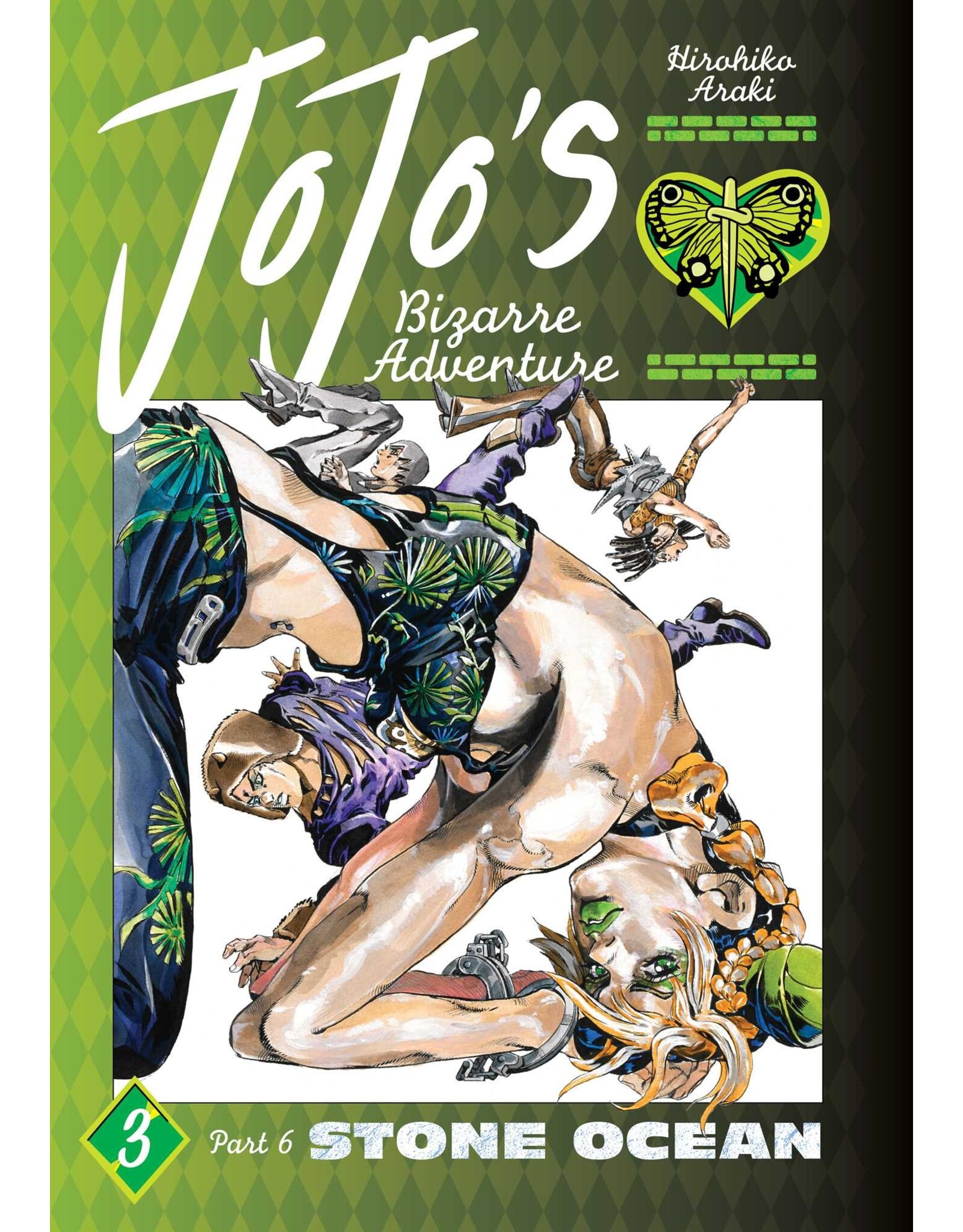 Jojo's Bizarre Adventure - Part 6: Stone Ocean - Volume 3 - Hardcover (Engelstalig) - Manga