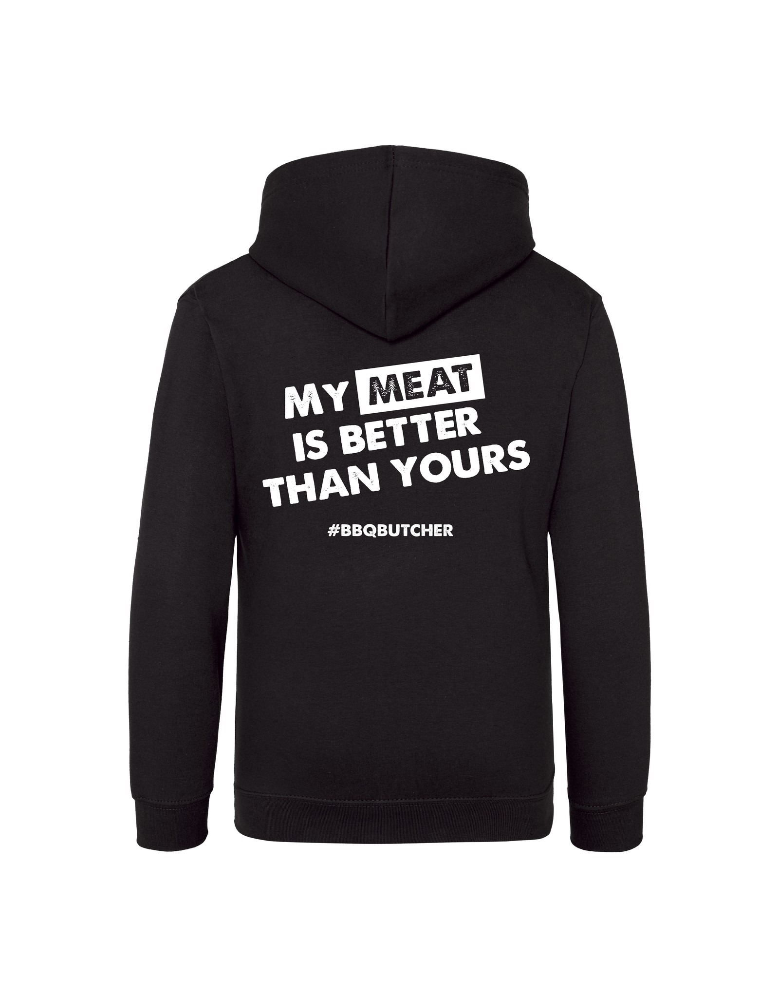 BBQButcher.nl Hoodie "My Meat is Better than Yours"
