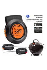 Keij Kamado® Bluetooth Dome thermometer met 2 probes - waterdicht