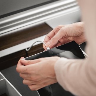 SieMatic Lade laadstation met 2 USB aansluitingen voor tablets