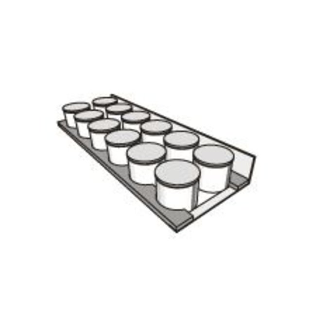 SieMatic Interieurelement voor kruidenpotjes met 12 kruidenpotjes