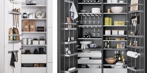 SieMatic Interieur NIEUW 2023: Eigentijds geïnterpreteerd.  Kies voor Puristisch wit of  Edel grijs.