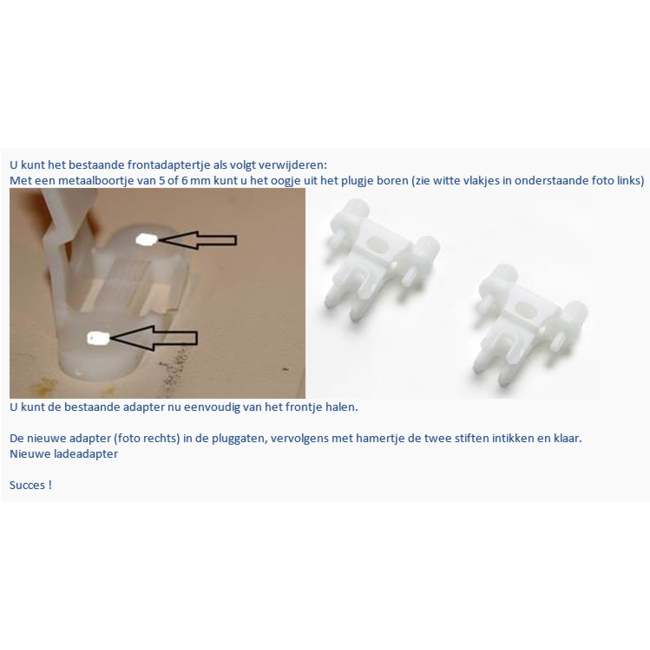 SieMatic Frontadapter 1 paar links en rechts