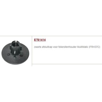 SieMatic Zwarte einddop voor folierolhouder FRH37C