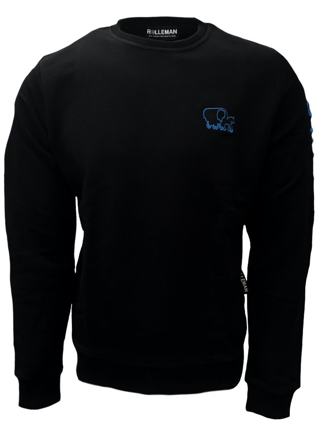 Basic sweater ROLLEMAN ORIGINAL 'Vinnie' (blue)