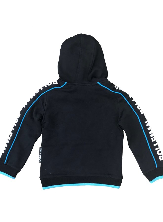 Kids hoodie Pino (black / Turquoise)