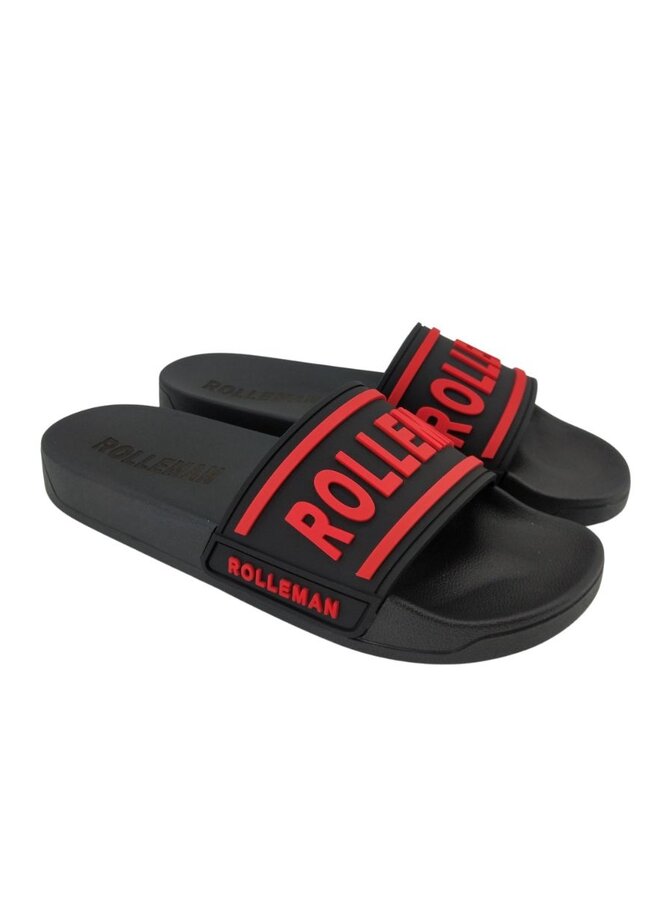 LuxeSlides (Black-Red)