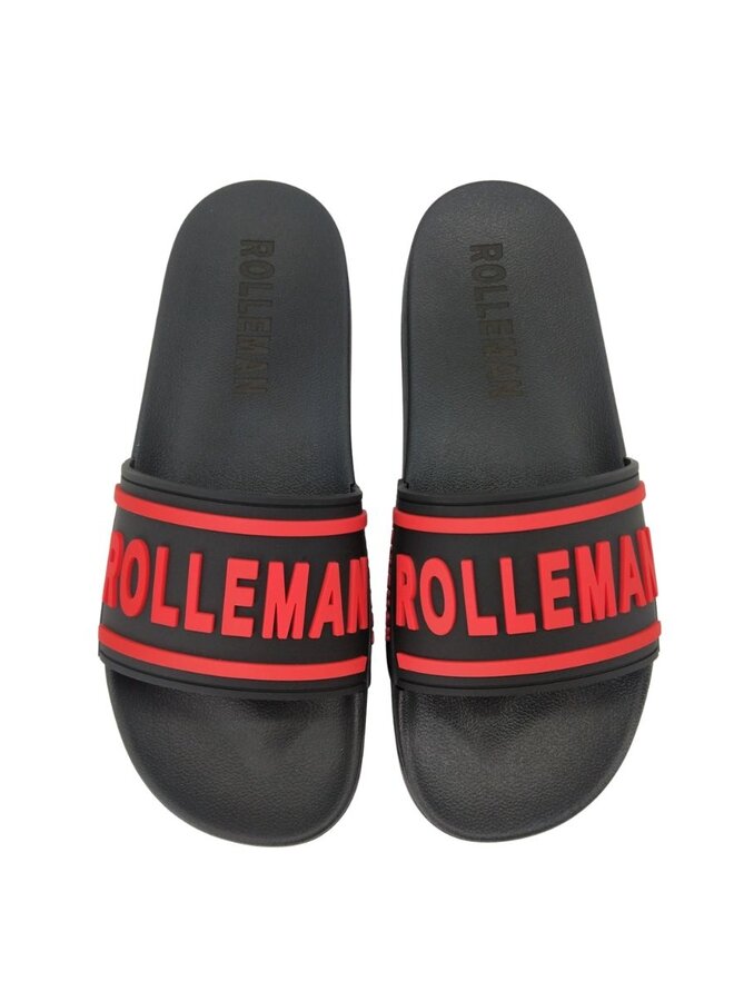 LuxeSlides (Black-Red)