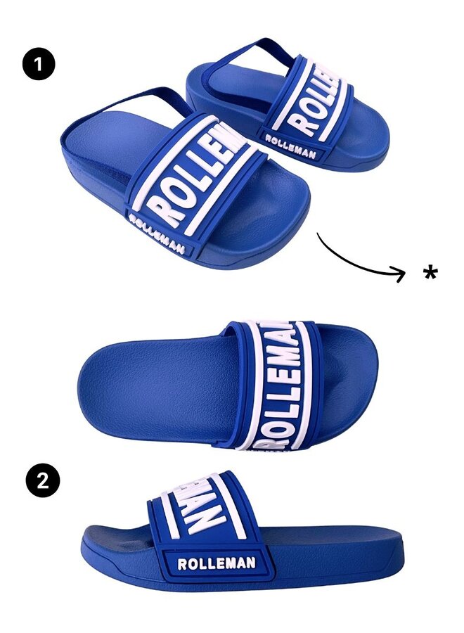 LuxeSlides Kids (Blue-White)