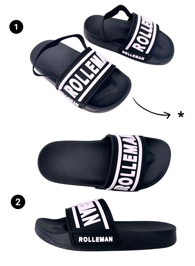 LuxeSlides Kids (Black-White)