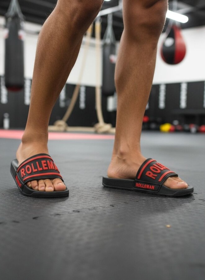 LuxeSlides (Black-Red)