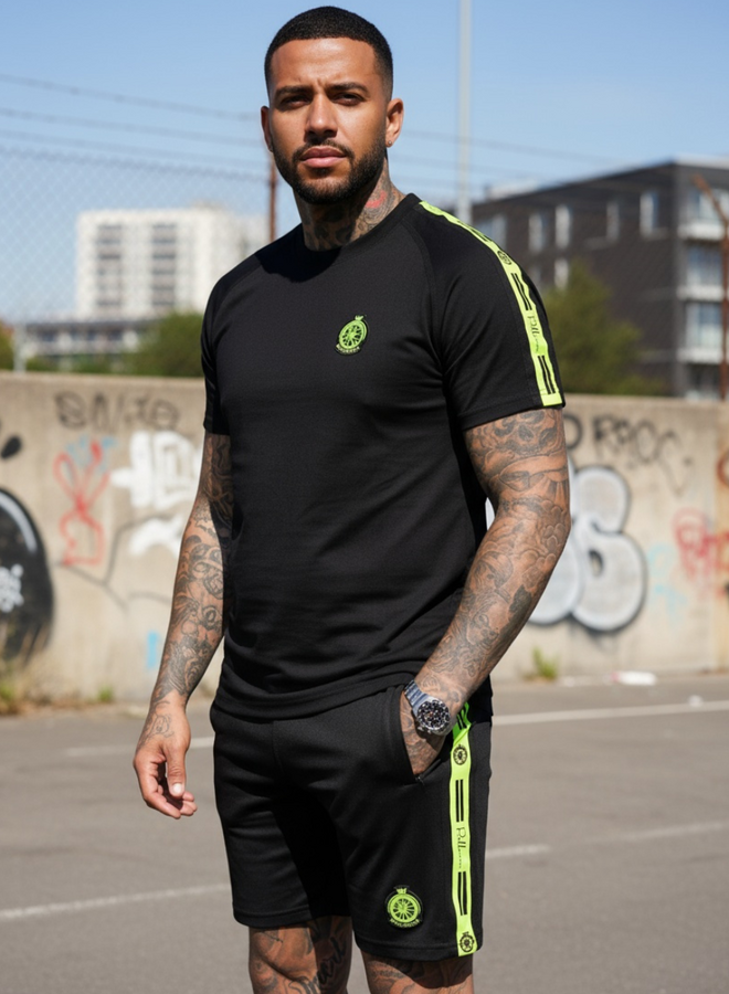 Rocco (zwart-neon geel)