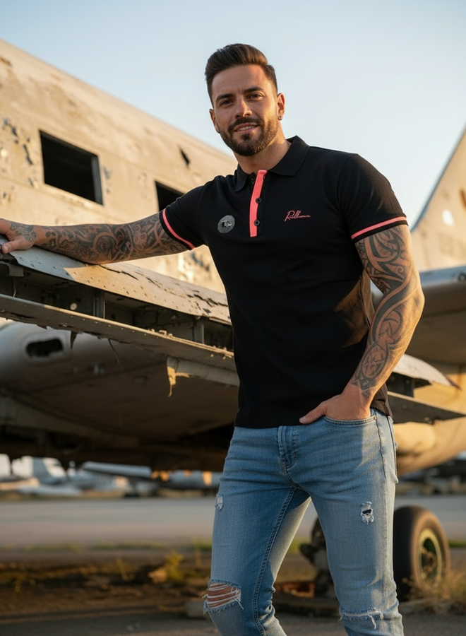 Alejandro (black-neon pink)