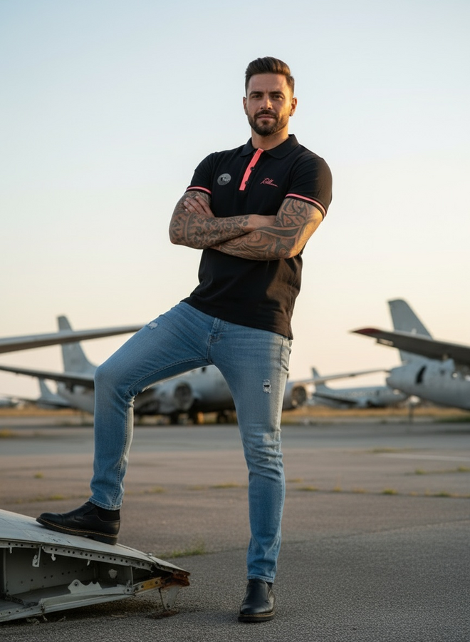 Alejandro (black-neon pink)