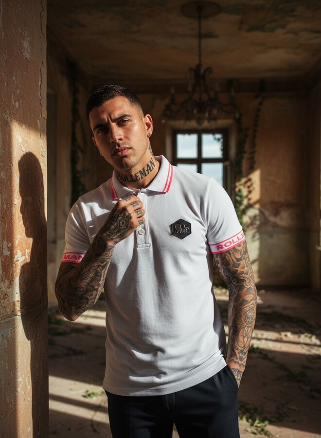 OWEN (Weiß-flamingorange)