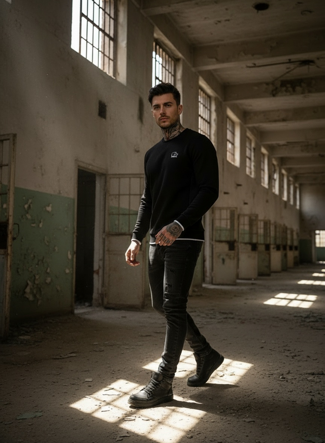 Basic Pullover 'Vano'  (Weis)