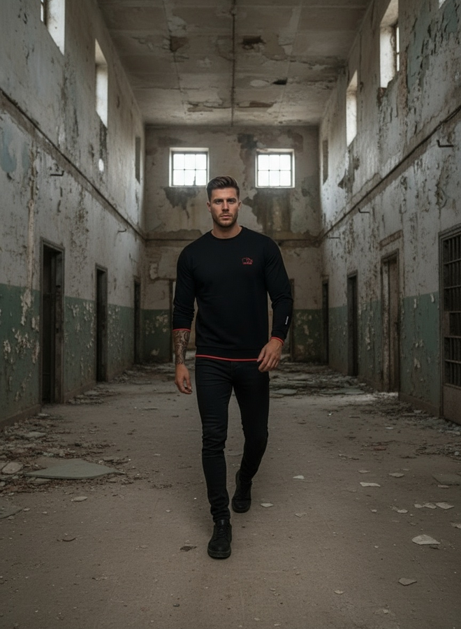 Basic sweater 'Vano' (red)