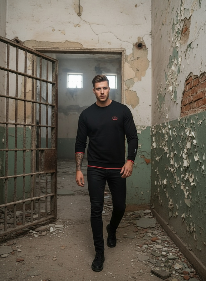 Basic sweater 'Vano' (red)