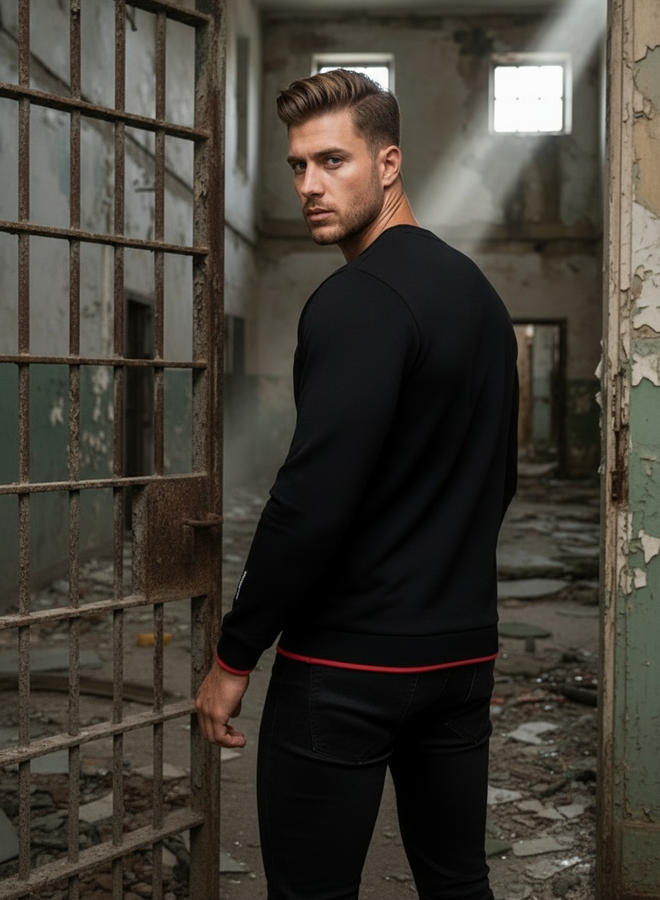 Basic sweater 'Vano' (red)