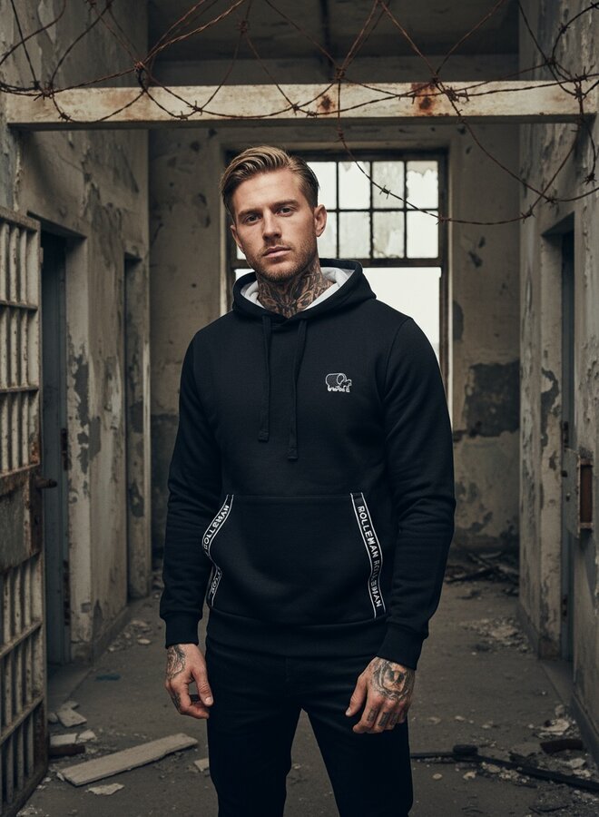 Hoodie model FRANS (wit)