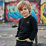 Kinderpullover Tjabo (schwarz / Neon Gelb)