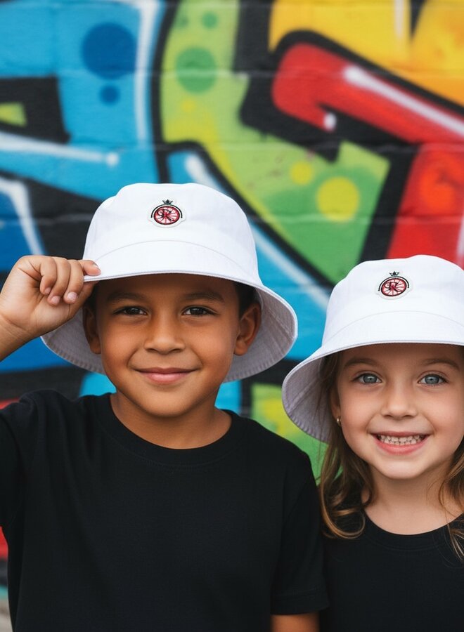 Logo Bucket Hat (white)