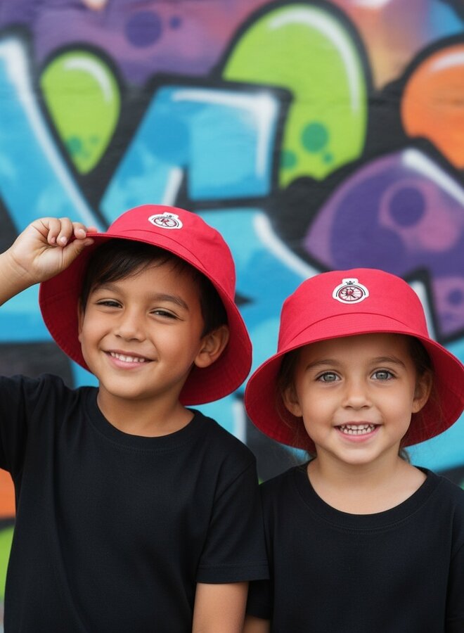 Logo Bucket Hat  (Poppy Red)