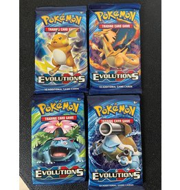 Evolutions Sleeved Booster Pack Art Bundle [Set of 4] - XY