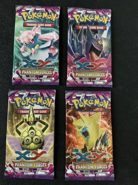 1 (One) Pack - Pokemon XY - XY4 - Phantom Forces Booster Pack - 10 Cards  per Pack