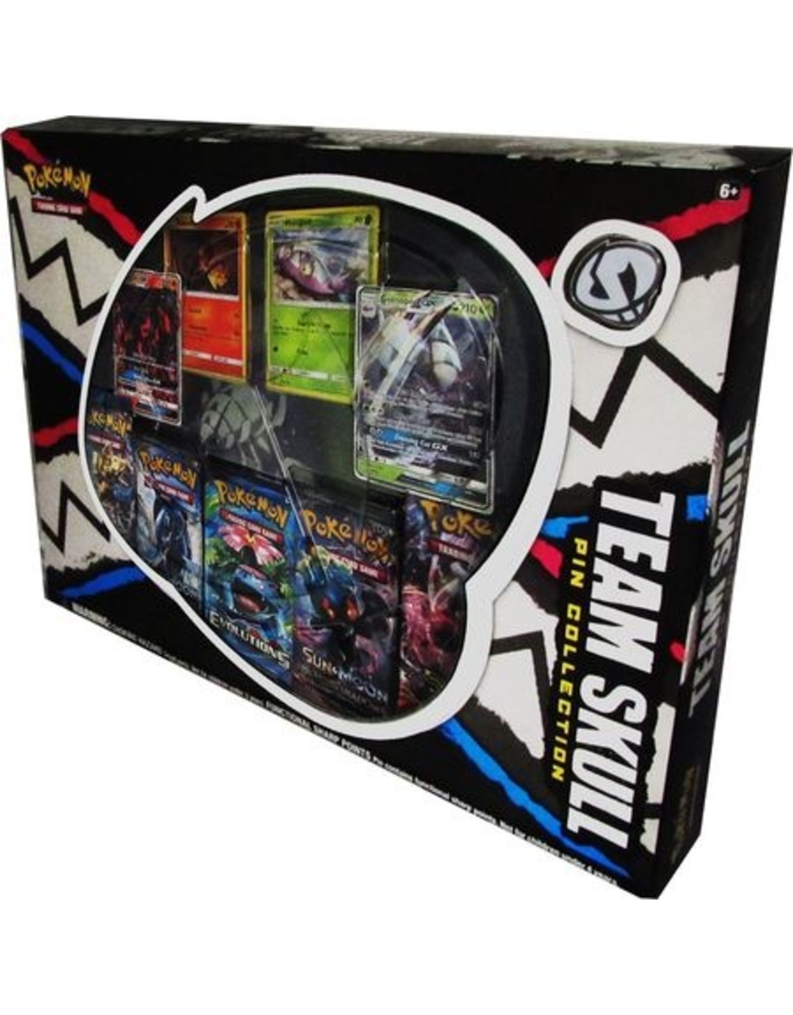 Brand New // Sealed Pokemon TCG Team Skull Pin Collection