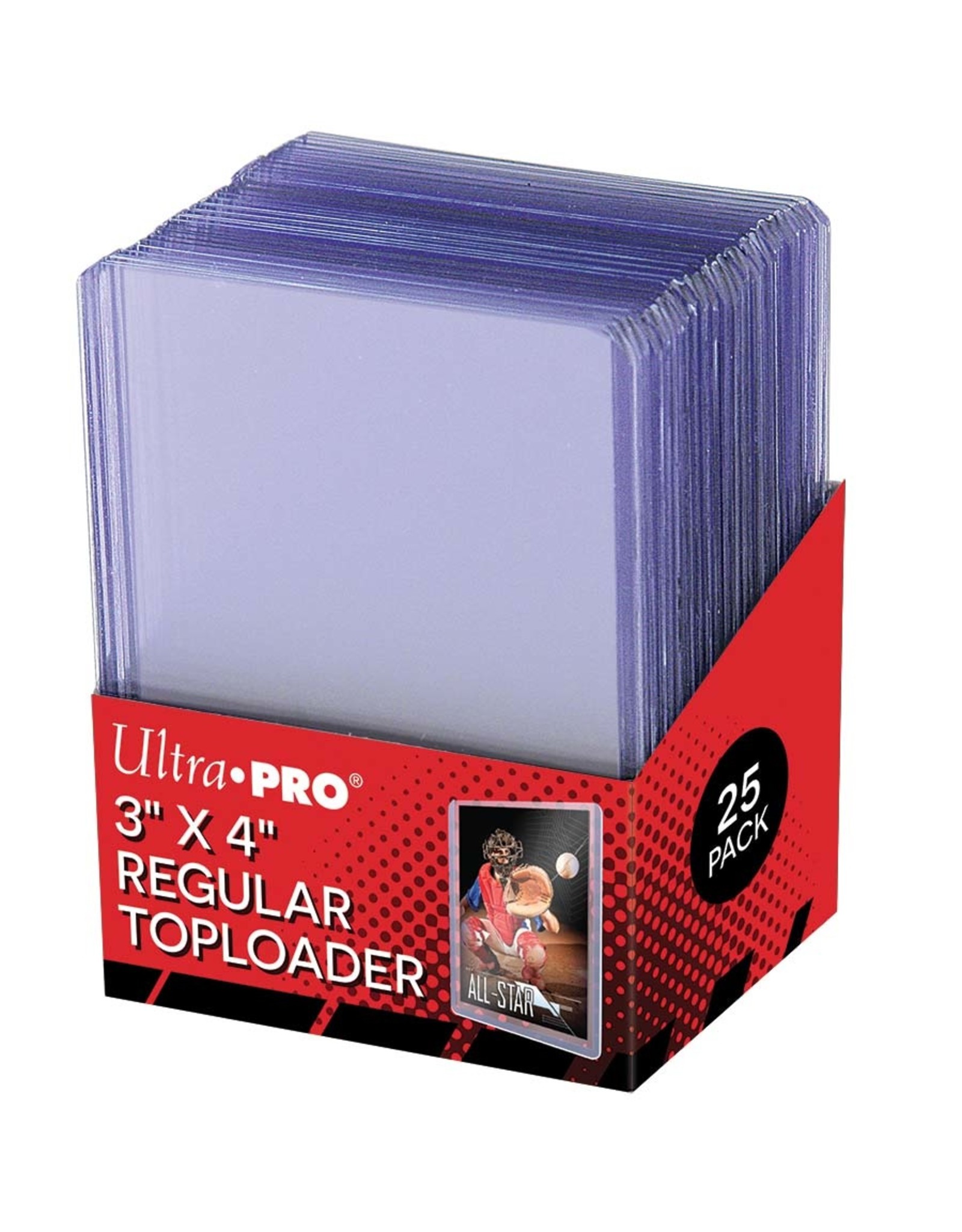 Ultra Pro Clear Regular Toploader 25ct