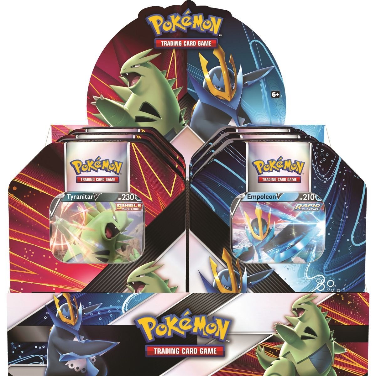 V Strikers Summer Tin (Empoleon V or Tyranitar V) - LegendaryCards.eu