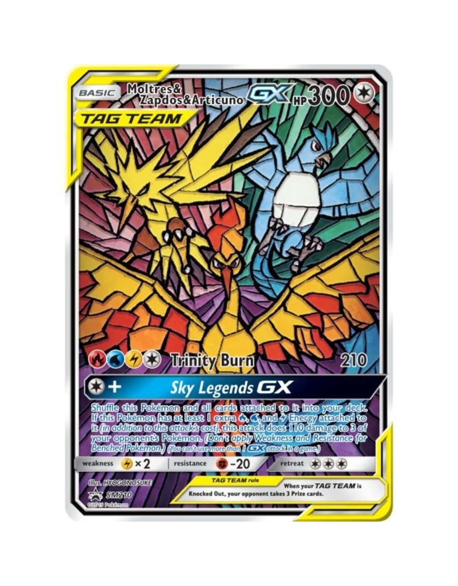 Moltres Zapdos Articuno GX SM 210 (Sealed!)