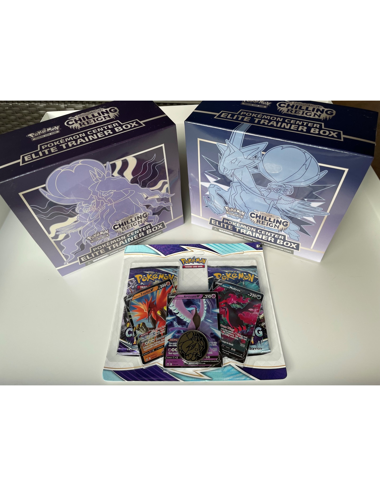 Rare Error Package Pokemon Center Chilling Reign Etb Blister Set Legendarycards Eu