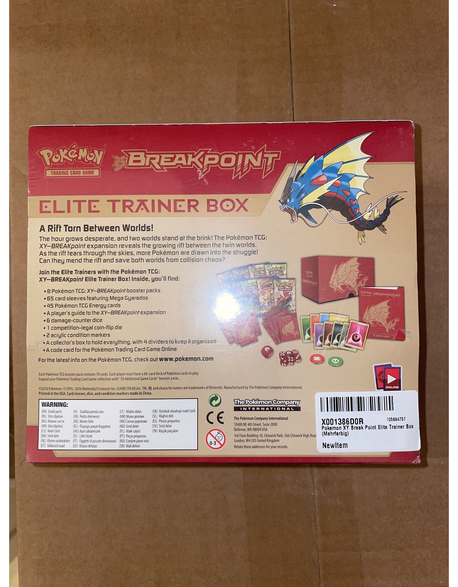Slightly Damaged XY Breakpoint Elite Trainer Box 4