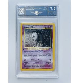 Neo Discovery Unown A 1st edition AP Grading 7.5
