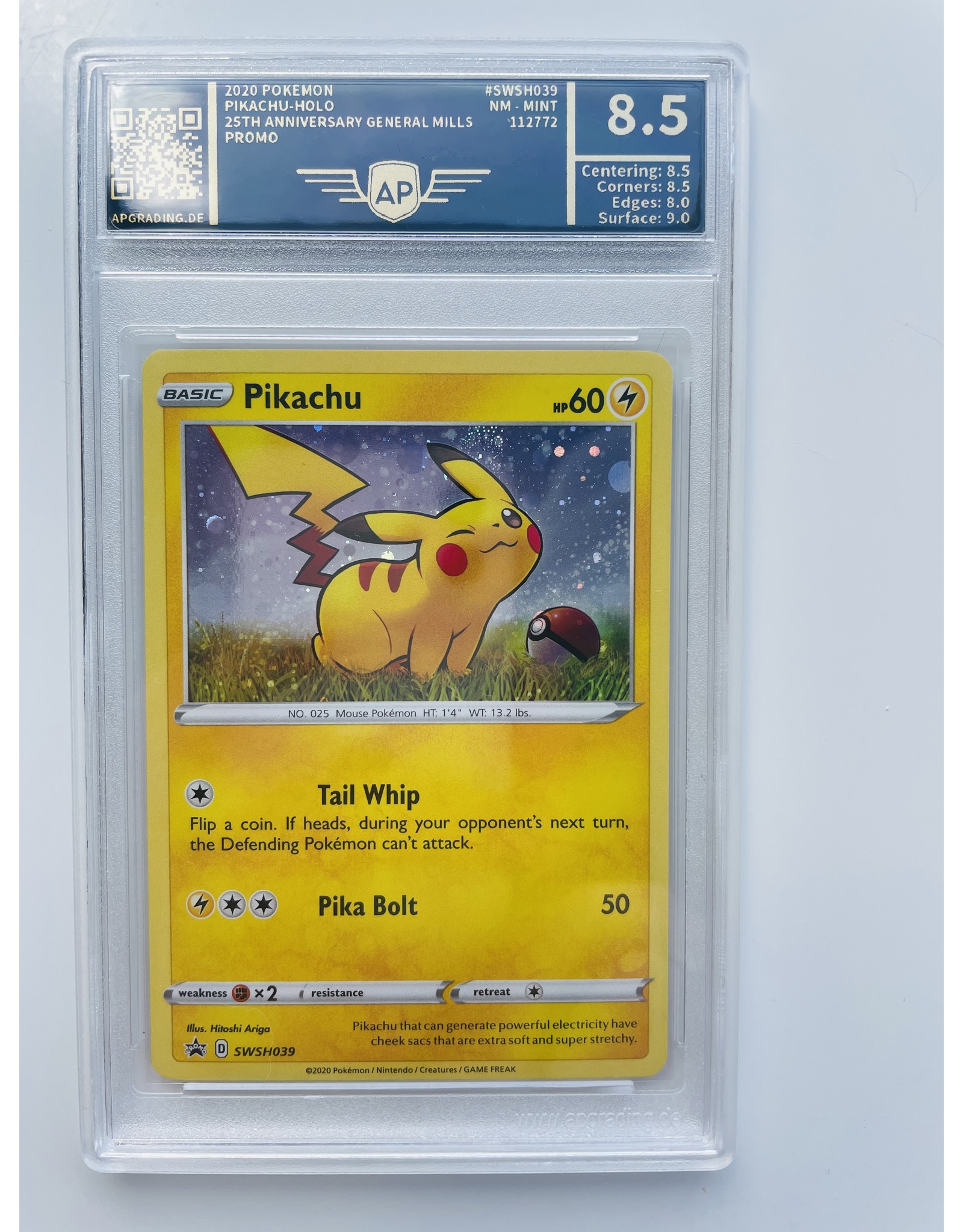 pikachu swsh039 25th