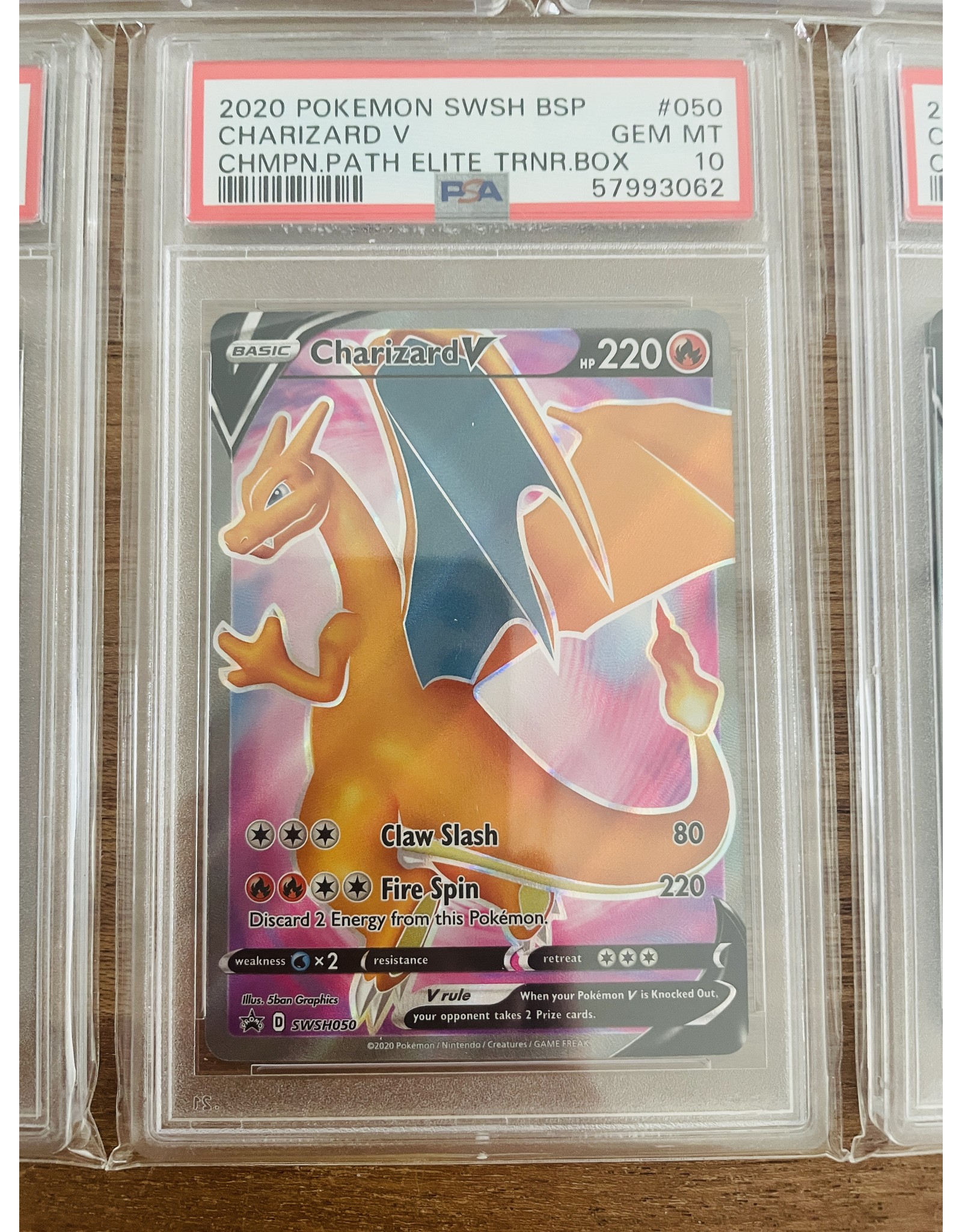 Charizard V SWSH 050 PSA 10