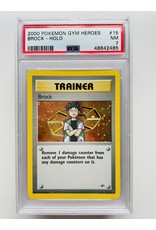 Brock Gym Heroes Holo PSA 7