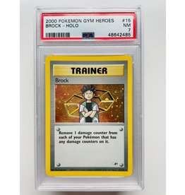 Brock Gym Heroes Holo PSA 7