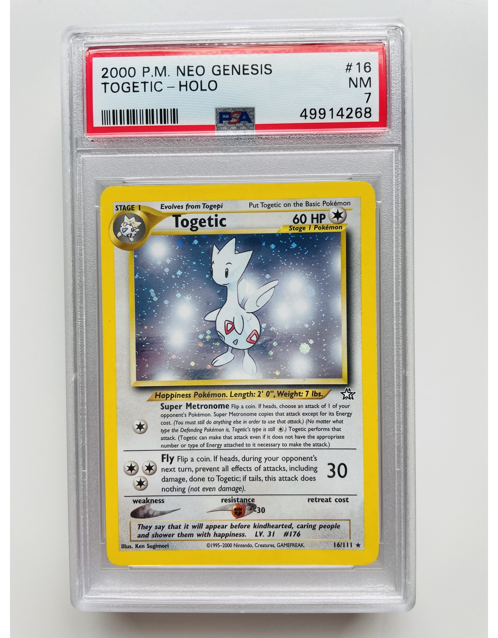 Togetic Neo Genesis PSA 7