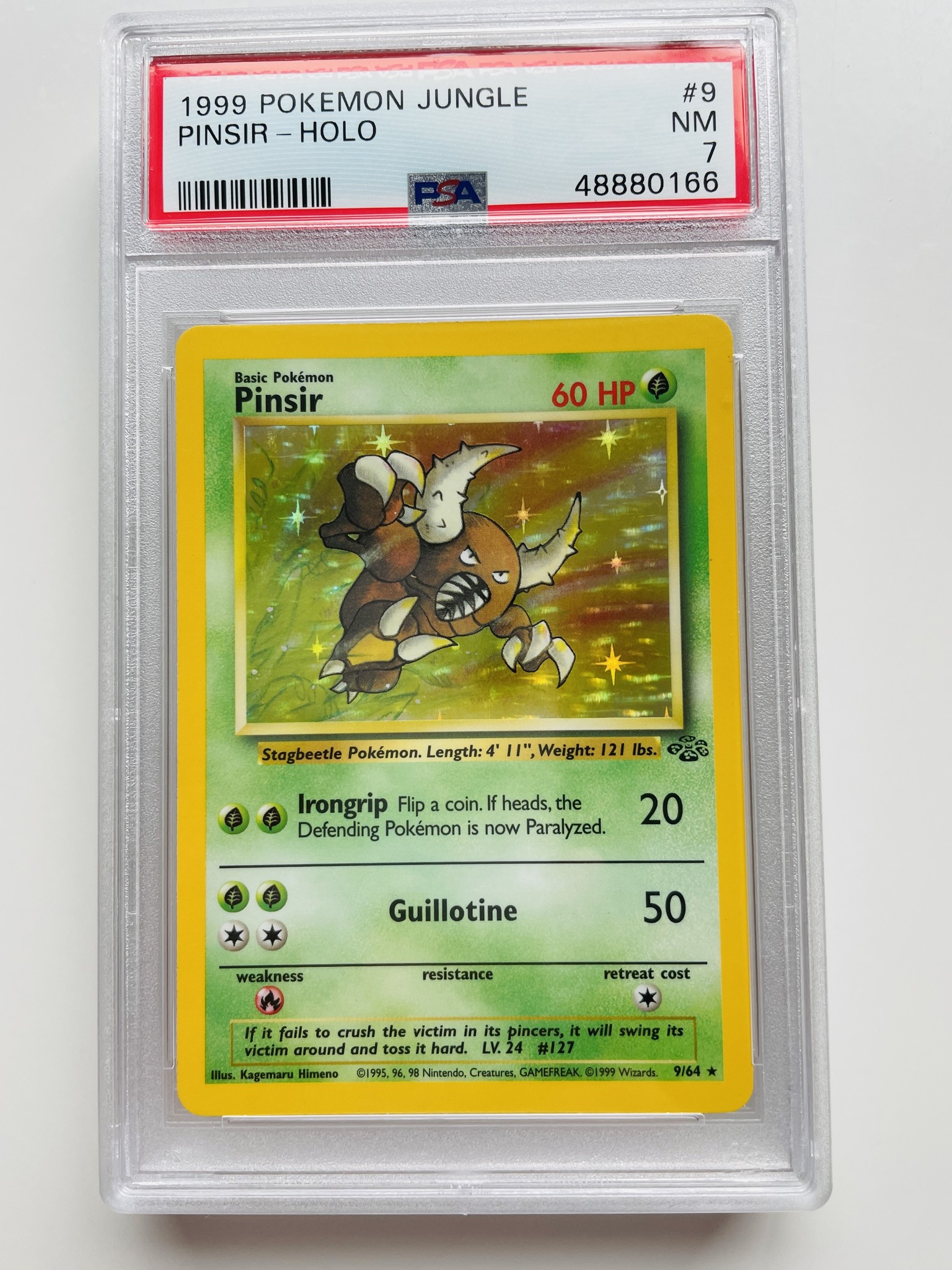 Pinsir Jungle Holo PSA 7 LegendaryCards.eu