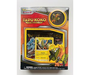 Pokemon Tapu Koko Pin Collection Box