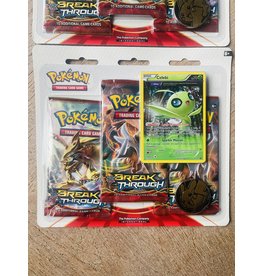 Breakthrough 3 Pack Blister (Very rare!) Celebi or Sableye