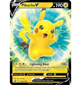 Pikachu V Oversized Jumbo card SWSH 198