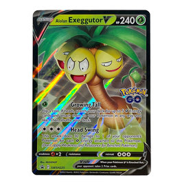 Alolan Exeggutor V Oversized Jumbo Card SWSH 225