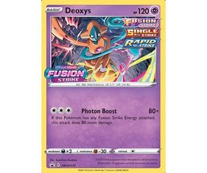 Deoxys SWSH 170 Fusion Strike Promo 