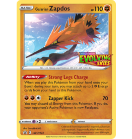 Galarian Zapdos SWSH 124 Evolving Skies Promo
