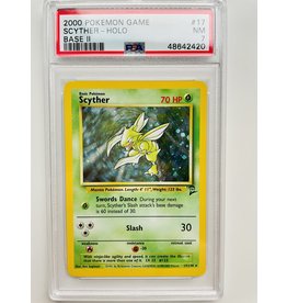 Scyther Holo Base Set 2 PSA 7